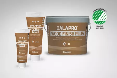 Svanemærket spartelmasse til træ - Dalapro Wood Finish Plus