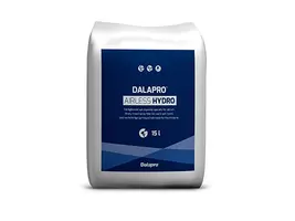 Dalapro Airless Hydro – færdigblandet blå sprøjtespartelmasse specielt til vådrum
