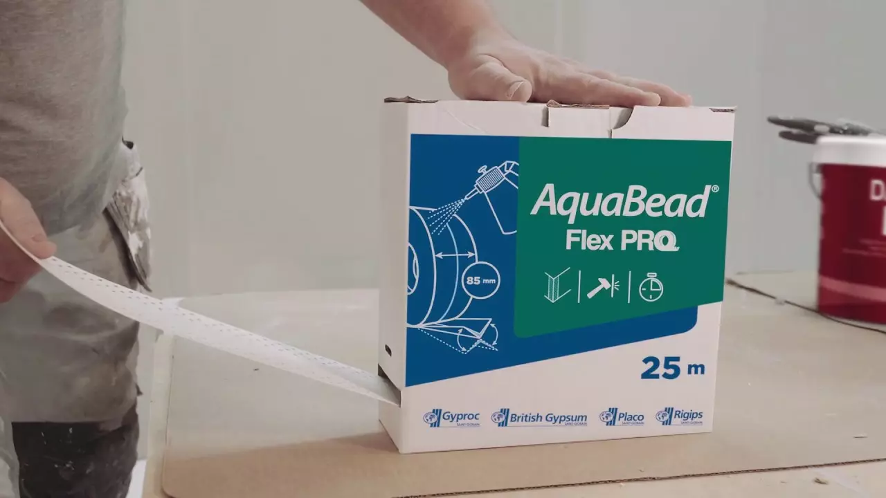 Selvklæbende hjørneliste på rulle – AquaBead Flex PRO (DK) thumbnail